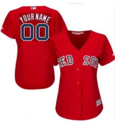 Men Women Youth All Size Boston Red Sox Majestic Red Home Cool Base Custom Jersey