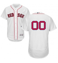 Men Women Youth All Size Custom Boston Red Sox Flex Base White Baseball Jersey White