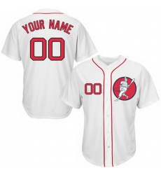 Men Women Youth Toddler All Size Boston Red Sox White Customized Cool Base New Design Jersey