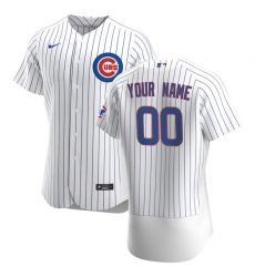Chicago Cubs Custom Men Women youth Nike White Home 2020 Authentic Player Jersey 