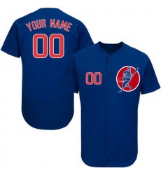 Men Women Youth Toddler All Size Chicago Cubs Blue Customized Flexbase New Design Jersey