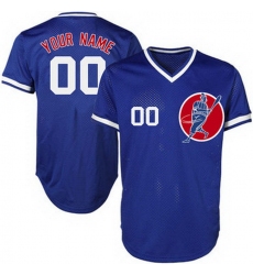 Men Women Youth Toddler All Size Chicago Cubs Blue Customized New Design Jersey