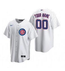 Men Women Youth Toddler All Size Chicago Cubs Custom Nike White Stitched MLB Cool Base Home Jersey