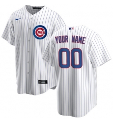 Men Women Youth Toddler CHICAGO CUBS Custom Stitched Jersey White Strips