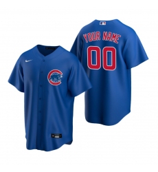 Men Women Youth Toddler Chicago Cubs Custom Nike Blue Stitched MLB Cool Base Jersey