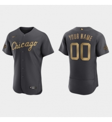 Men Women Youth Custom Chicago White Sox 2022 Mlb All Star Game Authentic Charcoal Jersey