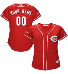 Men Women Youth All Size Cincinnati Reds Majestic Red Home Cool Base Custom Jersey