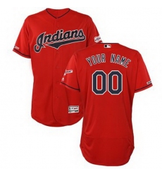 Men Women Youth Toddler All Size Cleveland Indians Red Customized 150th Patch Flexbase Jersey