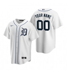 Men Women Youth Toddler All Size Detroit Tigers Custom Nike White Stitched MLB Cool Base Home Jersey
