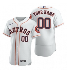 Men Women Youth Toddler All Size Houston Astros Custom Nike White 2020 Stitched MLB Flex Base Jersey