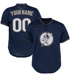 Men Women Youth Toddler All Size Houston Astros Navy Customized New Design Jersey
