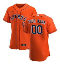 Men Women Youth Toddler Houston Astros Orange Custom Nike MLB Flex Base Jersey