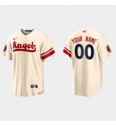 Men Women Youth Los Angeles Angels Active Player Custom 2022 Cream City Connect Cool Base Stitched Jerseys