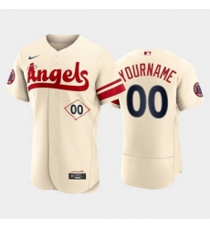 Men Women Youth Los Angeles Angels Active Player Custom 2022 Cream City Connect Flex Base Stitched Jerseys