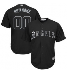 Men Women Youth Toddler All Size Los Angeles Angels Majestic 2019 Players Weekend Cool Base Roster Custom Black Jersey