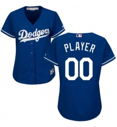 Men Women Youth All Size Los Angeles Dodgers Majestic Blue Home Cool Base Custom Jersey
