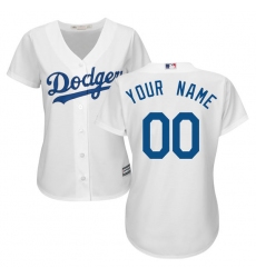 Men Women Youth All Size Los Angeles Dodgers Majestic White Home Cool Base Custom Jersey