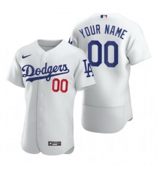 Men Women Youth Toddler All Size Los Angeles Dodgers Custom Nike White 2020 Stitched MLB Flex Base Jersey