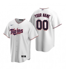 Men Women Youth Toddler All Size Minnesota Twins Custom Nike White Stitched MLB Cool Base Home Jersey