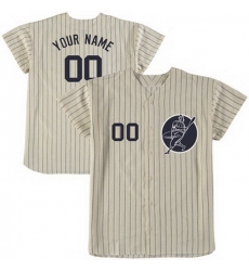 Men Women Youth Toddler All Size New York Yankees Cream Customized New Design Jersey