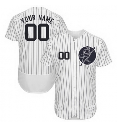 Men Women Youth Toddler All Size New York Yankees White Customized Flexbase New Design Jersey