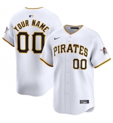 Men Women youth Pittsburgh Pirates Active Player Custom White Home Limited Stitched Baseball Jersey