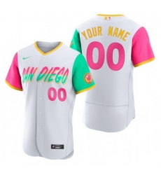 Men Women youth San Diego Padres ACTIVE PLAYER Custom 2022 White City Connect Flex Base Stitched Baseball Jersey