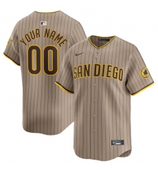 Men Women youth San Diego Padres Active Player Custom Tan 2024 Alternate Limited Stitched Baseball Jersey