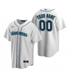 Men Women Youth Toddler All Size Seattle Mariners Custom Nike White Stitched MLB Cool Base Home Jersey