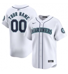 Men Women youth Seattle Mariners Active Player Custom White Home Limited Stitched Jersey