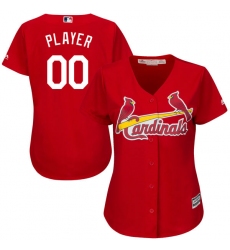Men Women Youth All Size St.Louis Cardinals Custom Cool Base Red Jersey
