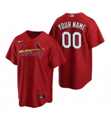Men Women Youth Toddler All Size St. Louis St.Louis Cardinals Custom Nike Red Stitched MLB Cool Base Jersey