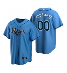 Men Women Youth Toddler All Size Tampa Bay Rays Custom Nike Light Blue Stitched MLB Cool Base Jersey