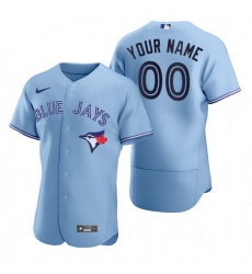 Men Women Youth Toddler All Size Toronto Blue Jays Custom Nike Light Blue Stitched MLB Flex Base Jersey