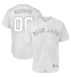 Men Women Youth Toddler All Size Toronto Blue Jays Majestic 2019 Players Weekend Flex Base Authentic Roster Custom White Jersey