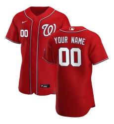 Washington Nationals Custom Men Women youth Nike Red Alternate 2020 Authentic Player MLB Jersey 