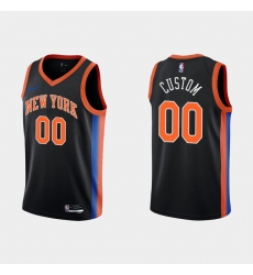Men Women Youth New York Knicks Active Player Custom 2022 23 Black City Edition Stitched Basketball Jersey