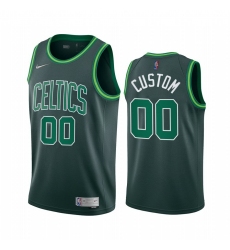 Boston Celtics Cusom Green NBA Swingman 2020 21 Earned Edition Jersey 