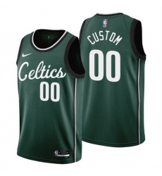 Men Boston Celtics Active Player Custom 2022 23 Green City Edition Stitched Basketball Jersey