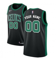 Men Women Youth Toddler All Size Nike Boston Celtics Customized Authentic Black NBA Statement Edition Jersey