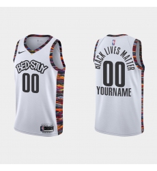 Men Women Youth Toddler Brooklyn Nets White 2019 Custom Nike NBA Stitched Jersey