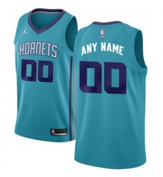 Men Women Youth Toddler All Size Nike Charlotte Hornets Light Blue NBA Swingman Custom Jersey