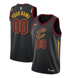 Men Women Youth Toddler Cleveland Cavaliers Black Custom Adidas NBA Stitched Jersey