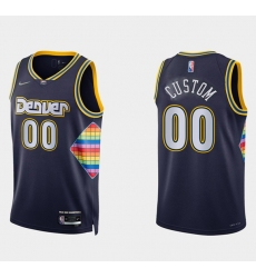 Men Women Youth Toddler Denver Nuggets Active Players Custom 2021 22 City Edition 75th Anniversary Stitched Jersey