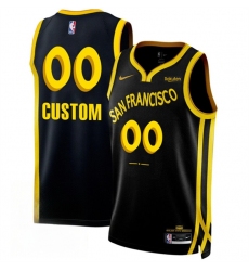 Men Women youth Golden State Warriors Active Player Custom Black 2023 24 City Edition Stitched Basketball Jersey
