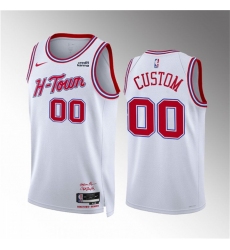 Men Women youth Houston Rockets Active Player Custom White 2023 24 City Edition Stitched Jersey