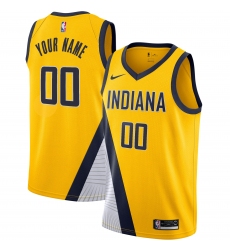Men Women Youth Toddler Indiana Pacers Yellow Custom Nike NBA Stitched Jersey