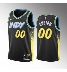 Men Women youth Indiana Pacers Active Player Custom Black 2023 24 City Edition Stitched Basketball Jersey