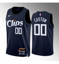 Men Women youth Los Angeles Clippers Active Player Custom Navy 2023 24 City Edition Stitched Jersey