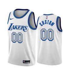 Men Women Youth Toddler Los Angeles Lakers White 2021 Custom Nike NBA Stitched Jersey